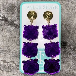 LSU TAYLOR SHAYE EARRINGS